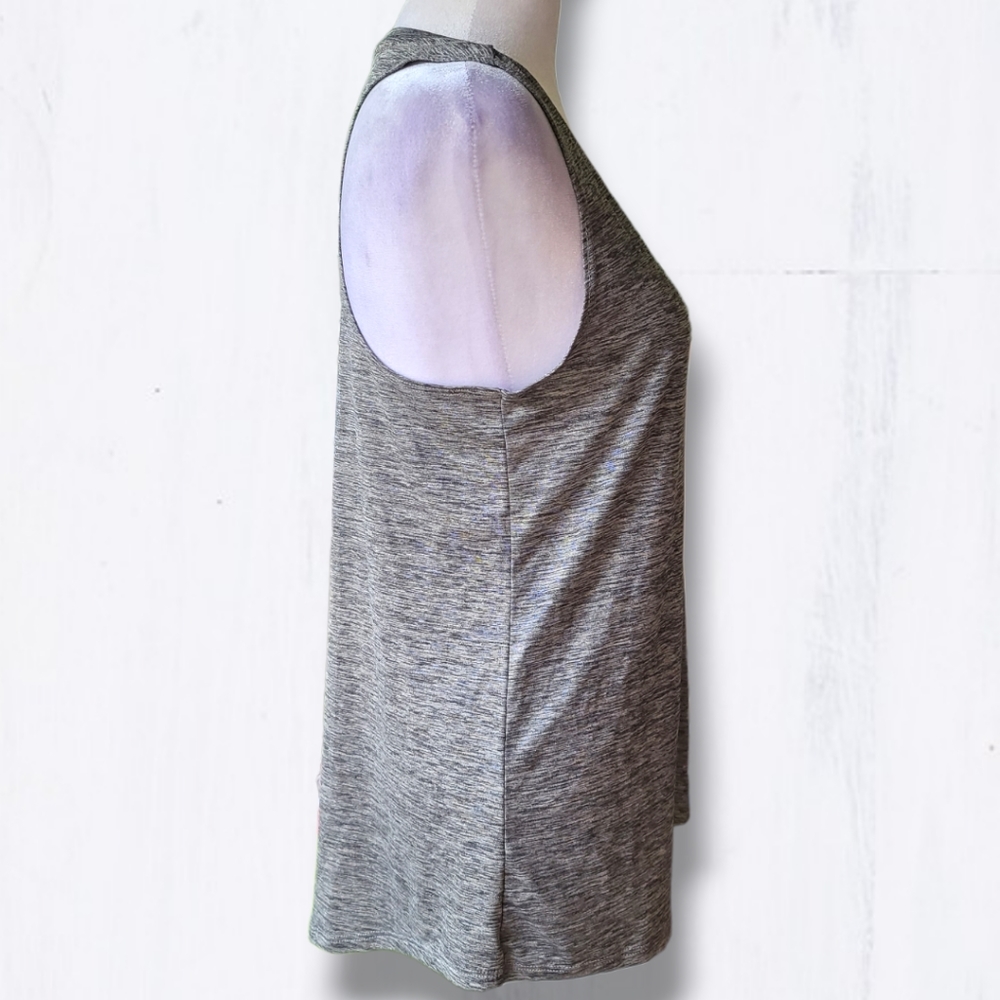 Athletic Works Gray Racer Back Athletic Top Size Small - Picture 3 of 6